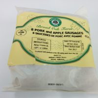 Broad Oak Farm Pork and Apple Sausages 454g