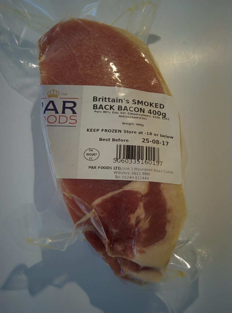 Brittainâ€™s Smoked Rindless Back Bacon 400g