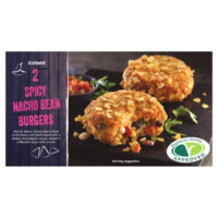 2 Spicy Nacho Bean Burgers Iceland 270g