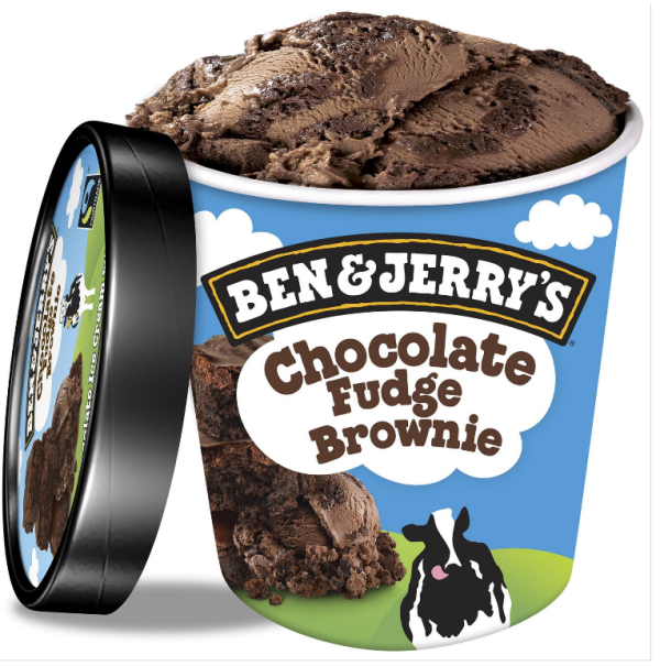 Ben & Jerry's Classic Chocolate Fudge Brownie Ice Cream 500ml