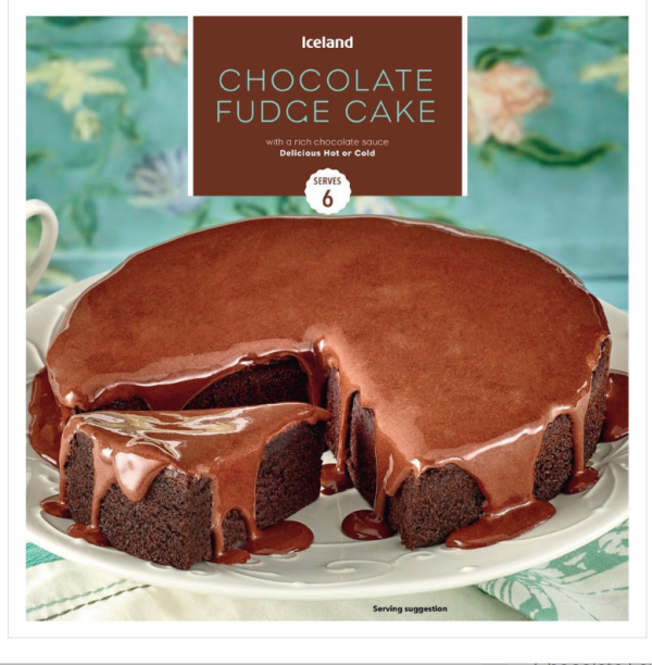 Iceland Chocolate Fudge Cake 450g