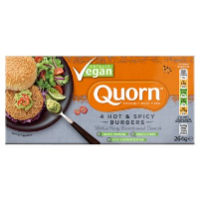 Quorn Vegan 4 Hot & Spicy Burgers 264g