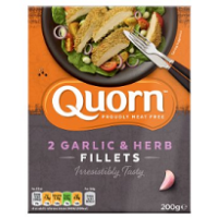 Quorn 2 Garlic & Herb Fillets 200g