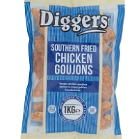 Diggers Southern Fried Chicken Goujons 1 Kg